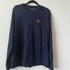 G/FORE Navy Long Sleeve Crewneck  Size Large